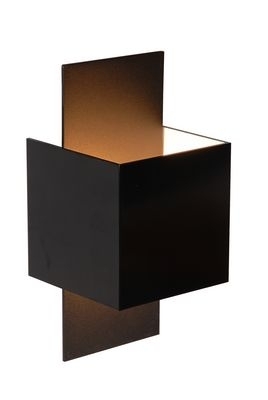 Lucide wandlamp Cubo zwart