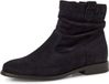 Tamaris - Dames - Enkellaarzen - Blauw - Leer - Maat 37