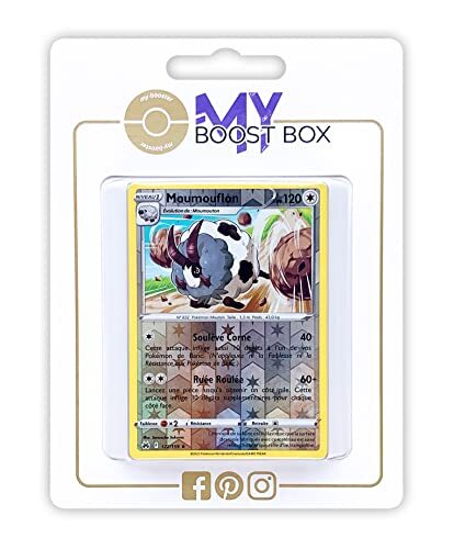 my-booster Moumouflon (Dubwool) 122/159 Reverse - Myboost X Epée et Bouclier 12.5 Zénith Suprême - Doos met 10 Franse Pokemon kaarten