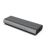 Behuizing: PCIe SSD/USB-C 3.2 Gen2 M.2 NVMe-behuizing met USB-C en USB-A-poorten, maakt snelle gegevensoverdracht mogelijk en is gemaakt van aluminium