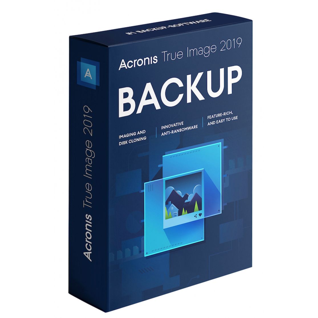 Acronis True Image 2019 1-PC/MAC - 8718469573820