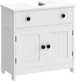 Homcom Badkamermeubel - MDF - 60 x 30 x 60 cm - Wit