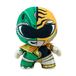 Bizak DZNR 64229311 Power Rangers pluche figuur om te verzamelen, groen en wit, 18 cm hoog