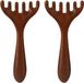 Houten massagekam 2 stuks