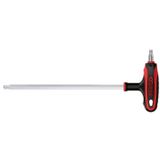 KS Tools 151.2751 T-Greep haakse stiftsleutel Torx, met kogelkop, T6