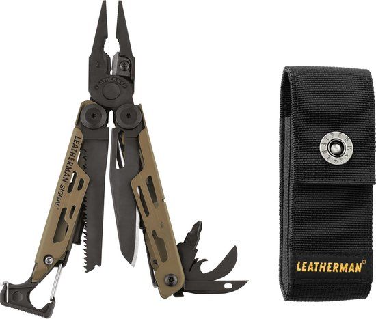 Leatherman Signal® multitool - 19 functies - coyote - kamperen