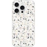 Apple iPhone 16 Pro Terrazzo color bedrukt siliconen hoesje