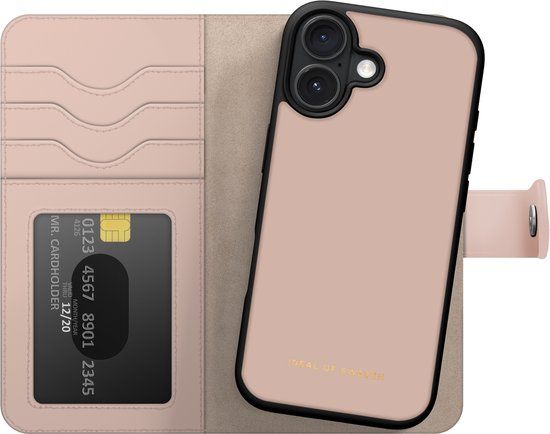 iDeal of Sweden Magnet Wallet+ Bookcase geschikt voor Apple iPhone 17 - Pink