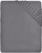 SARL Korva Drap-housse - 150x200x25 cm - Gris