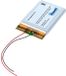 Jauch Quartz LP503759JU Speciale oplaadbare batterij Prismatisch Kabel LiPo 3.7 V 1300 mAh