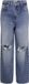Only Jeans Onlamber Lw Destroy Ovs Baggy Dnm D 15374520 Medium Blue Denim Dames Maat - W27 X L32