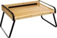 5five Ontbijt op bed/laptoptafeltje/dienblad Nera 51 x 38 cm bamboe/metaal