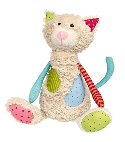 Sigikid 42842 Kat, Patchwork Sweety Knuffeldier