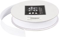 Creativ company Bias band b: 20 mm wit 25m