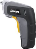 Rebel Electro Rebel RB-1001 accuschroevendraaier 3,6 V 1300 mA, opbergkoffer, grijs