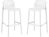 Habitat et Jardin Fauteuil de jardin empilable "Vaena" - Blanc