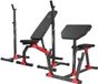 Marbo Sport Banc réglable + supports + pupitre de musculation