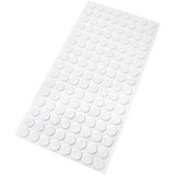 Adsamm FP-15-SA-WH-12-128 128 x viltglijder, wit, Ø 12 mm