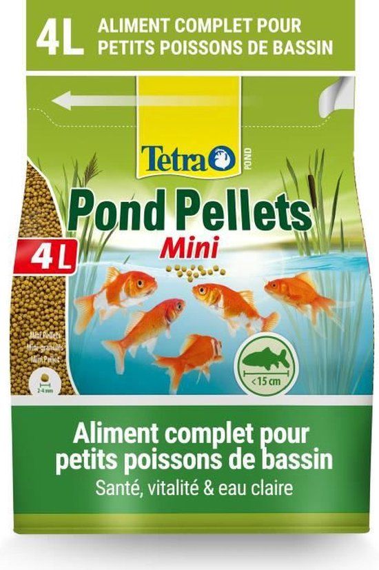 TETRA Complete vijvervijverkorrels Mini Food - Voor kleine vijvervissen - 4L