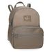 Pepe Jeans Christine Casual rugzak, beige, 20 x 25,5 x 10 cm, polyester, met details van kunstleer van Joumma Bags, Beige, Eén maat, Casual rugzak