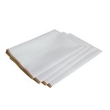 Set Lina Set van 4 witte stoffen servetten, 40 x 40 cm, linnenlook, van gerecycled katoen, 180 g/m², design bourdon, natuurlijk beige, collectie Lina trendy bohemian chic