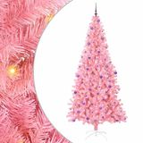 vidaXL Kerstboom Roze 240 cm PVC