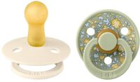 Bibs Pacifier Liberty Eloise Sage Duo 6-18 Months (2-Pack)