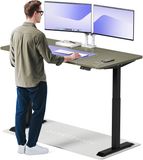 Desktronic HomeOne Zit-sta Bureau Elektrisch In Hoogte Verstelbaar, 160x80 cm Zwart/Groente