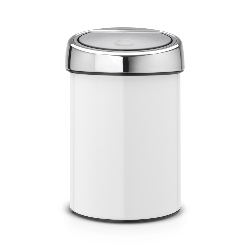 Brabantia Touch Bin, 3 liter, Wit