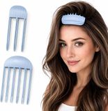 2 pièces pinces de volume pour racines de cheveux et ligne de cheveux pour volume naturel dans une frange moelleuse