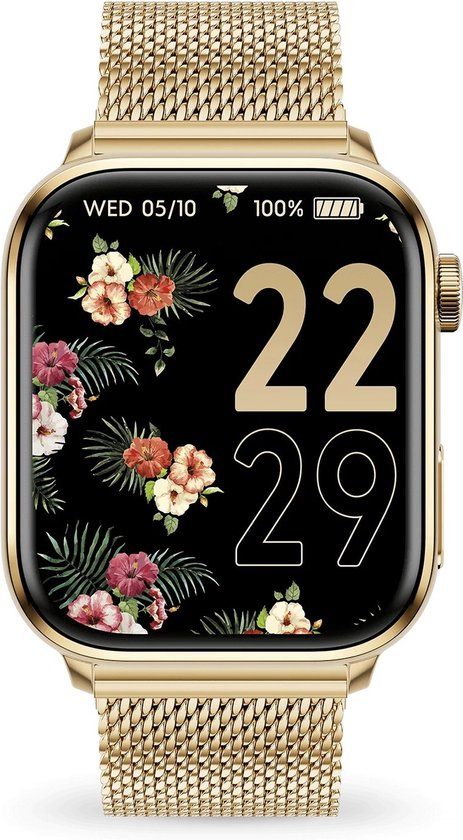 Ice-Watch Ice Watch Ice Smart 2.0 - Milanees Staal - 40 mm - Goud - Smartwatch