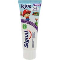 Signal Super Mario Kindertandpasta Met Fruitsmaak 0–6 Jaar - 75 ml