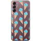 ERT GROUP Mobiele telefoonhoes voor Samsung A14 4G/5G Origineel en officieel gelicentieerd Babaco motief Ice Cream 002 perfect passend bij de vorm van de mobiele telefoon, gedeeltelijk bedrukt