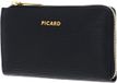PICARD Leren portemonnee Calais 1 Wallet Schwarz zwart