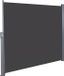 And OutdoorMatch Luxe Zichtdoek Laurel - Uitschuifbaar - Grijs - 160 x 300 cm