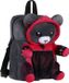 Corimori Ember the Punk Teddy Rugtas - Zwart/Paars