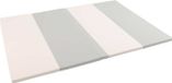 Satellite Matelas de gymnastique 200x100x4 cm en quatre parties - blanc et gris