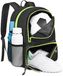 Sac à dos pour football – Léger – Sac de sport hydrofuge – Compartiment pour chaussures – Compartiment pour ballon – 28 litres – Dimensions : 33x20x43 cm