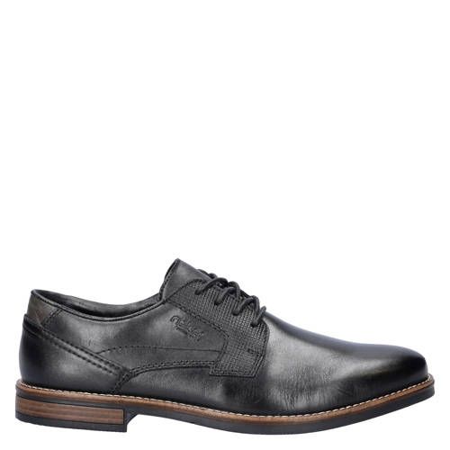 Rieker leren veterschoenen - zwart