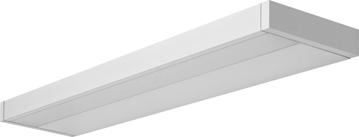 Ledvance Wand- en plafondarmatuur LED: voor muur, LINEAR SHELF / 12 W, 220…240 V, stralingshoek: 110, Warm White, 3000 K, body materiaal: aluminum/plastic, IP44