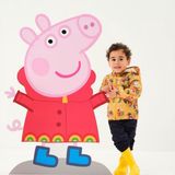 Regatta Peppa Pig Muddy Puddle Gevoerde Waterdichte Jas Met Opdruk - Outdoorjas - Kinderen - Geel