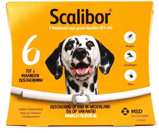 Scalibor Tekenband grote rassen Large 65 cm