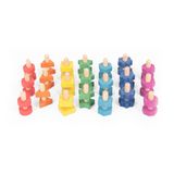 TickiT Rainbow Wooden Nuts & Bolts Pack of 21