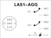 TRU COMPONENTS 701313 LAS1-AGQ-22E, BL Vandalismebestendige druktoets 250 V/AC 5 A 2x aan/(aan) Moment Blauw IP67 1 stuk(s)