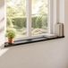 vidaXL - Raamprofielen - 2 stuks - Zwart - 120 x 25 x 2 cm - Massief beukenhout
