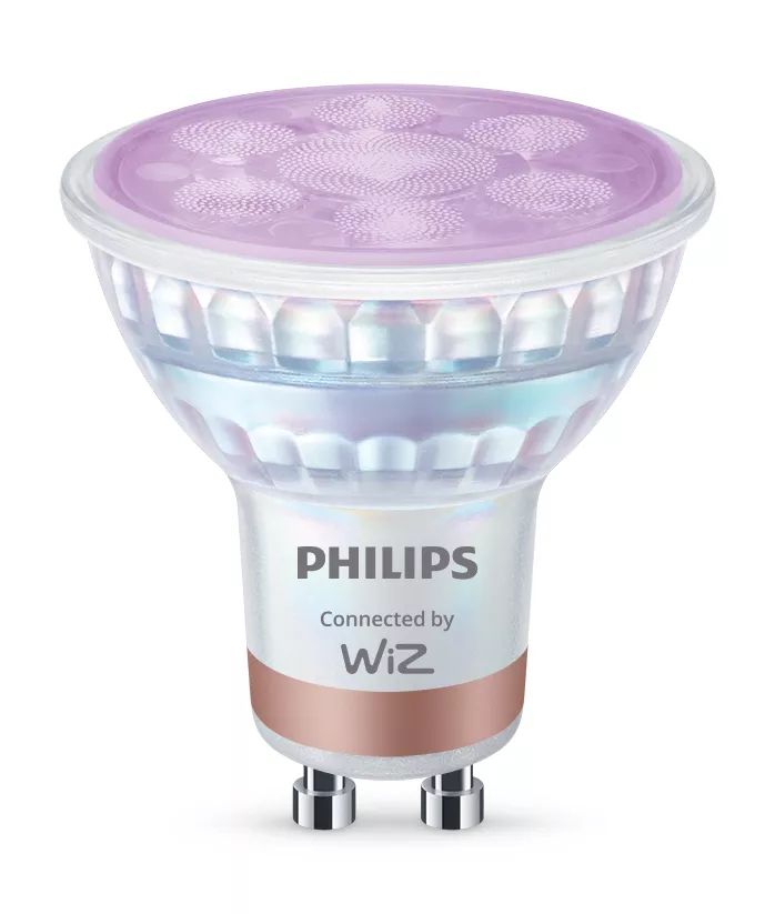 Philips Hue Philips Smart Lighting Slimme LED Spot GU10 RGBW 5W Wi-Fi Helder Glas
