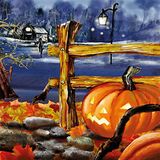 Ambiente EU Papieren Servetten Halloween Jack o'lantern 20 stuks