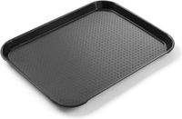 HENDI Compact dienblad – fastfood stijl – zwart – 265x345 mm – polypropyleen