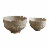 LOBERON Schaal set van 2 Alvendra beige