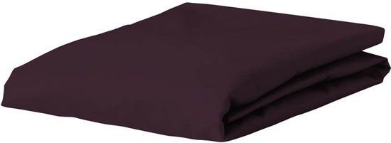 Essenza Satin Hoeslaken - Eenpersoons - 80x200 cm - Burgundy